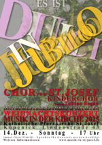 Adventskonzert unserer Chöre in St.Josef am So, den 3.Advent um 17.00 Uhr