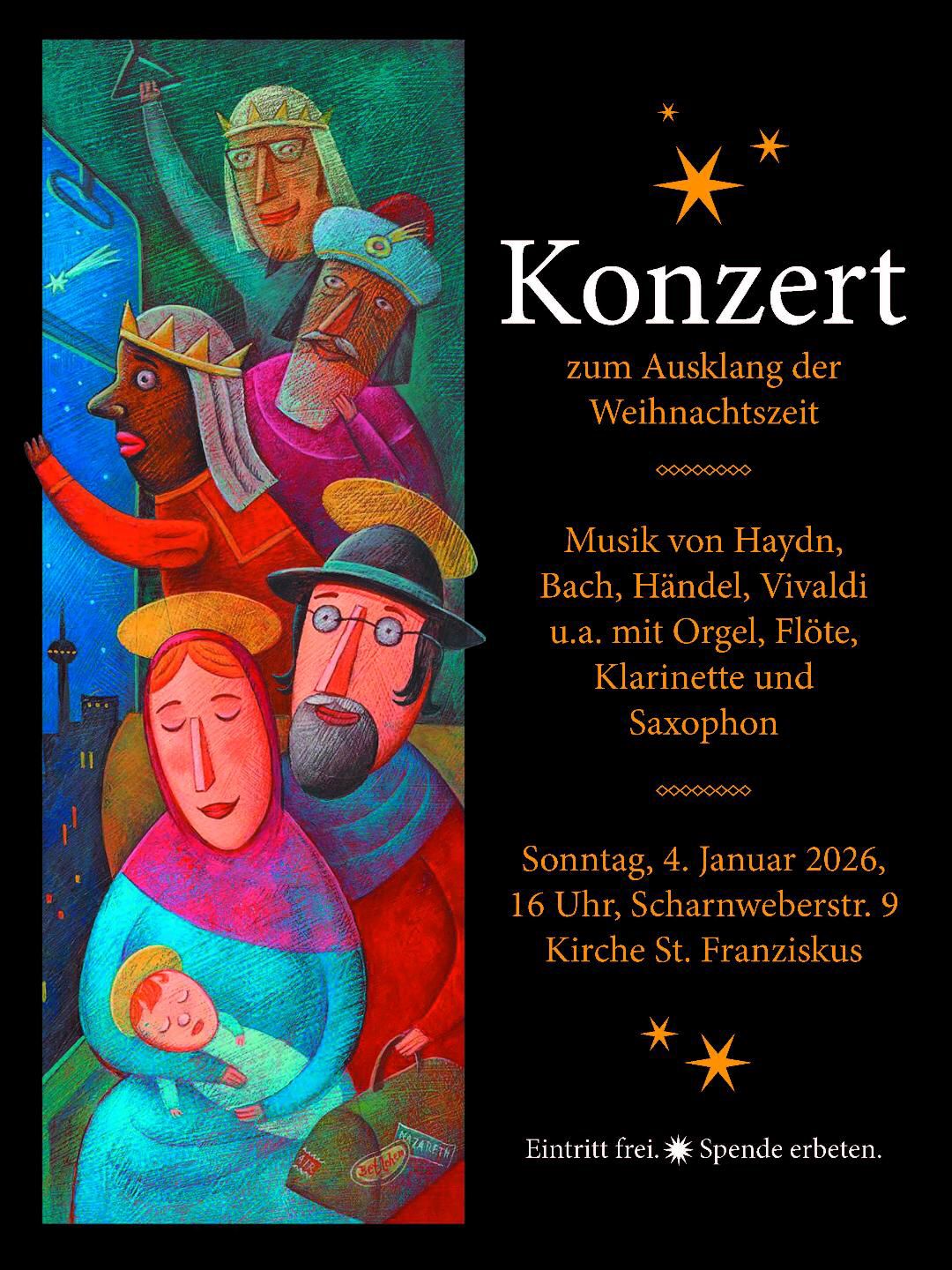 Konzert zum Ausklang der Weihnachtszeit am 4.1.26