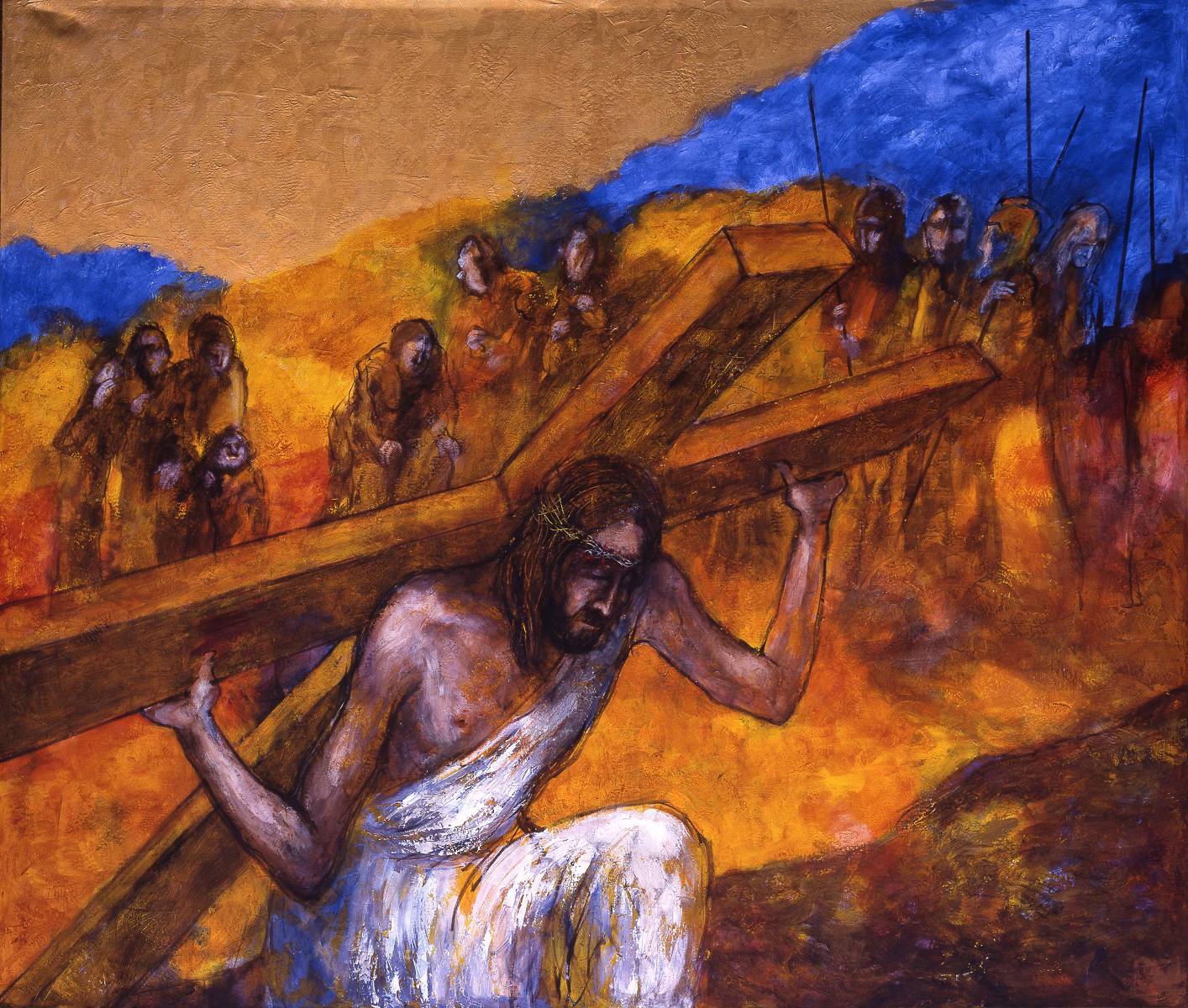 Jesus nimmt das Kreuz auf seine Schultern | 2. Station auf dem Online-Kreuzweg